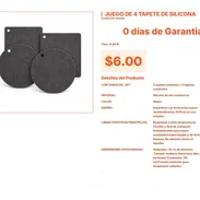 Tapetes de silicona de material firme y ligero disponibles hoy mismo pro VPT#-0153 - Img 55445287