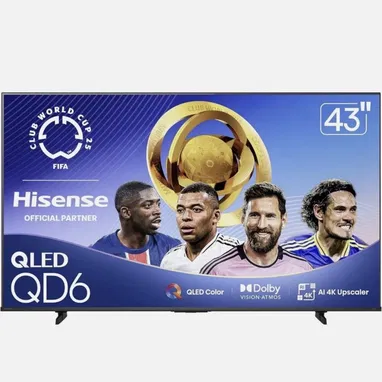 Hisense 43” QLED 4K UHD (QD6 2026 ) Smart TV - 4/10