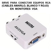 ADAPTADOR RCA - VGA . TENGO MENSAJERIA ADICIONAL A VARIOS MUNICIPIOS DE LA HABANA - Img 57668040