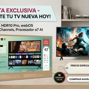 SMART TV LG 43 pulgadas UA7100 AI UHD 4K año 2025 Sistema WebOS Precio $400 USD Mensajería Incluida - Img 56304506