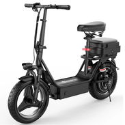 Electric Scooter Adults 25 MPH 43 Miles Range 14'' 1500W E-Scooter with Seat - Img 58291562