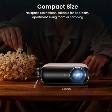 Proyector portátil HAPPRUN H1 Full HD 1080p con Bluetooth y altavoces integrados - 3/3