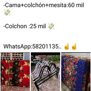 Cama colchón y mesitas - Img 54914225