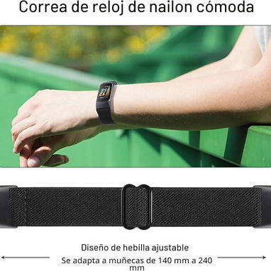 Paquete de 5 correas elásticas de nylon para Fitbit Charge 5 y Charge 6 | Celulares, Tablets... | videojuegoshabana.com - Img 124333285
