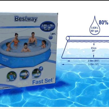 Piscina Bestway Fast Set 3.05 m x 76 cm 📦 - Img 121755360