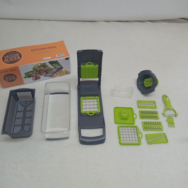 Cortador 16 Piezas Base Tapa Abatible Protector Manos Incluido VPT# - 2/3