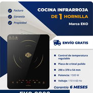 Cocina infrarroja de una hornilla. Marca EKO. - Img 57445013