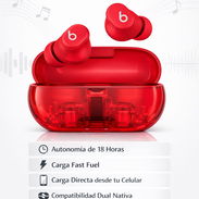 Beats Solo Buds True Inalámbricos Originales / Rojo / Negro / Gris tormenta/ 98 - Img 54226608