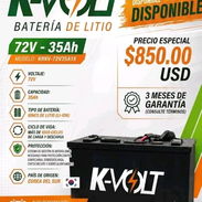 Batería Kvolt litio para motorina. Cienfuegos - Img 57630224