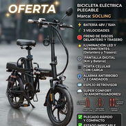 🔥 ¡EN VENTA! Bicicleta Eléctrica Plegable Marca SOCLING (Como Nueva) 🔥 - Img 58208220
