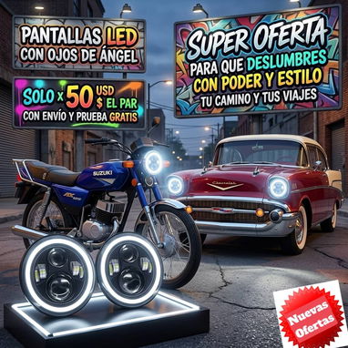 PANTALLAS LED CON OJOS DE ANGELES DE 7 "PULG NUEVAS✨✨✨ - Img 116214217