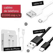 Cables de teléfono V8, tipo C y cable de iPhone - Img 55335551