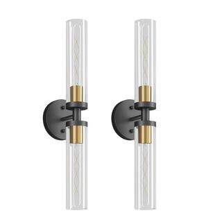 Juego de 2 apliques de pared de 22 pulgadas No incluye las bombillas - Img 111224774