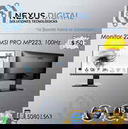 !!💻!! Monitor MSI de 22" MP223 Serie PRO, Full HD, 100Hz, NUEVO en caja !!💻!! - Img 49070429