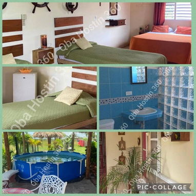 RENTA hostal de 3 habitaciones y piscina en PLAYA SANTA LUCIA, CAMAGÜEY con Qba Hostin 360 - 4/10
