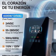 Inversor hibrido marca sumry de 4000 watts 500 usd - Img 56182224