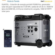 ⚡Oukitel P5000 Pro 🔋 5120 Wh Capacidad LiFePO4 ✅ 3600 W Potencia Nominal ✅ 6000 W Potencia Pico 🚛 Transporte inclu - Img 56154491