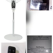 VENTILADOR RECARGABLE DE PEDESTAL - Img 55541923