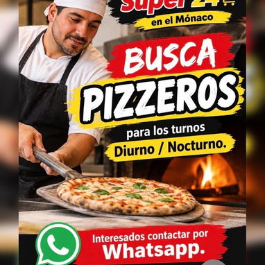 Buscamos Pizzeros y Cajeros/as Dependientes - 2/2