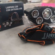 Lámpara recargable de cabeza(bicicleta) - Img 57605317
