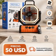 Ventilador Recargable F6 20000 mAh | Royal ( BATERÍA LITIO ) - Img 57775699