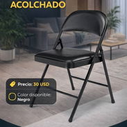 🪑SILLA PLEGABLE CON ASIENTO ACOLCHADO - Img 54917004