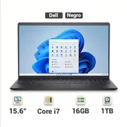 Laptop Dell 15.6" 2K Táctil, Intel Core i7-1355U (2023) (Modelo: LDC15250-7292BLK-PUS), 16 GB RAM, 1 TB - Negro (Nuevo) - Img 53075081