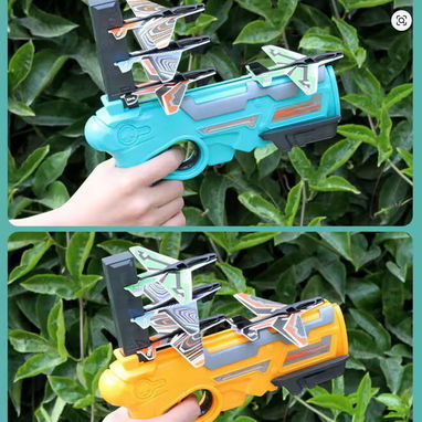 ☎️53544655 🛵 Entrega Disponible ⭐✈️ Lanzador de Aviones con Pistola Catapulta – Juguete Divertido para Niños 🚀 ⭐ - Img 105938517