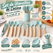 Ser de utensilios de cocina engomados - Img 58400232