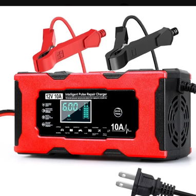 El más barato. Cargador de batería inteligente 12V 10A, para todo tipo de batería LifePO4 GEL y Ácido. Con función de - Img 123108381