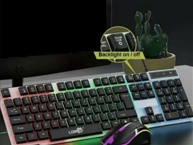 Combo teclado y mouse Gamer - Img main-image