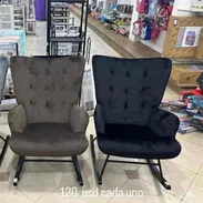 🚧 Mecedora moderna tapizada (o mecedora de terciopelo/pelo corto) Sillón mecedor individual Mecedora estilo nórdico 🚧 - Img 56832703