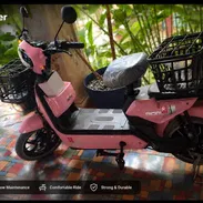 BICIMOTO ELECTRICA BATERIA DE LITIO 48V x12A,MOTOR 350 W, 40 km/h, carga max 200kg - Img 55999521