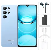 Teléfono Oukitel C1, 4GB, 128GB Almacenamiento, Con Cover, Mica y Audífonos - Azul 📱 Pantalla HD+ de 6.52" con notch d - Img 57700518