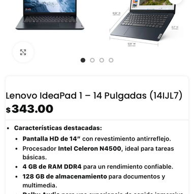 270usd Venta de Laptops + de 25 modelos de laptops nuevas ,selladas y otras de poco uso con Garantia, varias marcas - 8/10