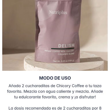 Café Achicoria Instantáneo de FARMASI con Colágeno. - 3/4