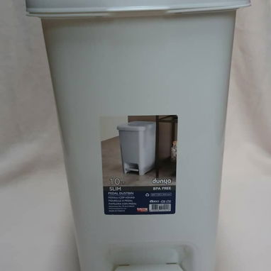 Basurero plástico con pedal 10 lt 9usd - Img 122274969
