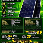 Paneles solares bifaciales Skymax 630w - Img 58035654