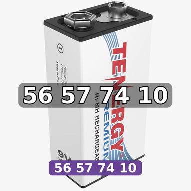 Pilas 9V Recargables TENERGY ORIGINALES - 2/3