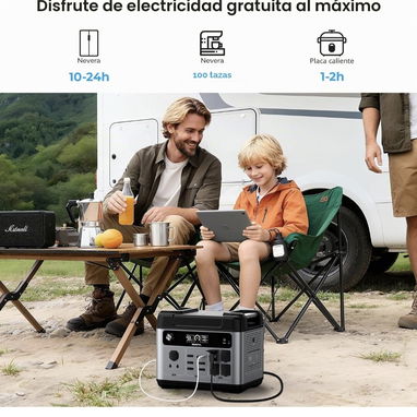 OUKITEL P2001 Plus Estación de Energía Portátil 2400 W - 7/10