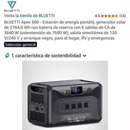 Estación de energía Bluetti Apex 300  Capacidad 2764.8Wh Potencia Nominal 3840 W Potencia Pico 7680 W  110 y 220v - Img 56761275