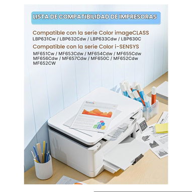 Tóner de impresora 🖨️ para Canon 067H compatibilidad ver fotos👆🏻👆🏻 - 2/3