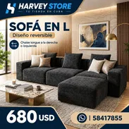 SOFÁ MODERNO EN L | 680 USD - Img 57796883