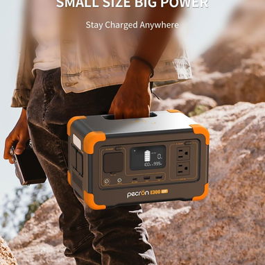 ☎️53544655 🛵 Entrega Gratis ⭐ PECRON E300LFP – Estación de Energía Portátil 288Wh⭐ - 3/8