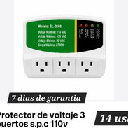 Protector de voltaje de 3 puertos - Img 57523729
