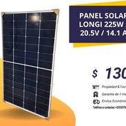 PANEL SOLAR 225W / 20.5V / 14.1A MONOFACIAL LONGI - Img 57331875