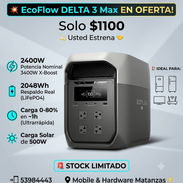 EcoFlow DELTA 3 Max MATANZAS/MATANZAS - Img 55783579