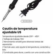 Cautín de temperatura ajustable US. Nuevo - Img 50208762