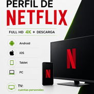 Cuentas o Perfiles de Netflix Premium (Disney HBO Amazon Prime Video Crunchyroll Atresmedia Tele Latino)) - Img 43038121
