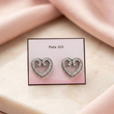 Aretes Pandora de plata s'925 - Img 123216817